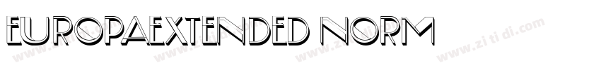EuropaExtended Norm字体转换